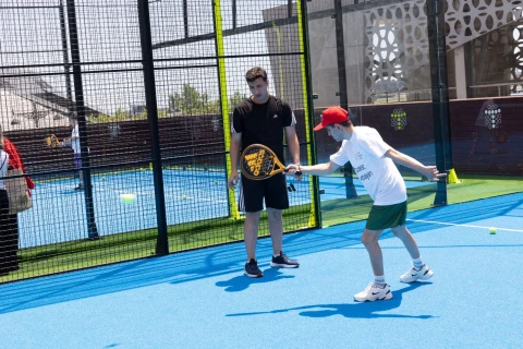 Fiziki imkanları məhdud uşaqlar üçün padel tədbiri keçirilib