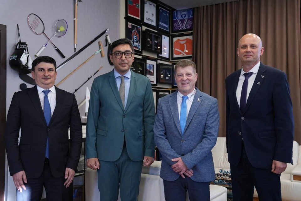 Fərid Qayıbov Miroslav Kroquletsi qəbul edib