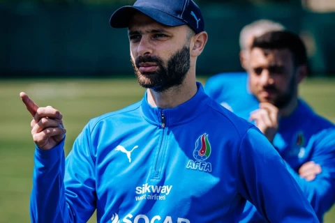 U-21 millimizdə yeni simalar: Mezzotero ilk məşqə çıxdı - FOTO/VİDEO