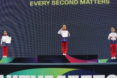 Milli Gimnastika Arenasında Bakı birinciliyinə start verilib - FOTO/VİDEO