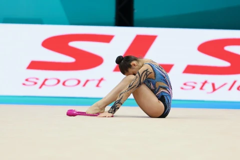 Сборная Азербайджана по художественной гимнастике завершила выступление на чемпионате Европы - ФОТО