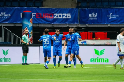 Minifutbol millimiz 1/8 finala yüksəlib - YENİLƏNİB + FOTO/VİDEO