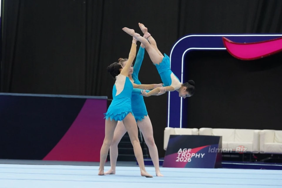 Aerobika və akrobatika gimnastikası üzrə Bakı birinciliyinə yekun vurulur - FOTO/VİDEO