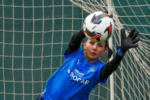 Qadın futbol millimiz hazırlığa başlayıb - FOTO