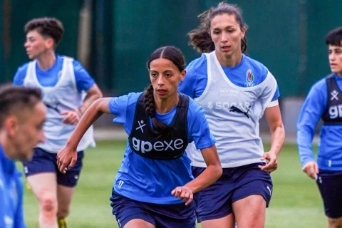 Qadın futbol millimiz hazırlığa başlayıb - FOTO