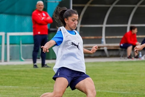 Qadın futbol millimiz hazırlığa başlayıb - FOTO
