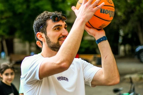 Yasamalda ilk meydança açıldı: Basketbol hər yerdə olacaq - FOTO