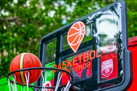 Yasamalda ilk meydança açıldı: Basketbol hər yerdə olacaq - FOTO