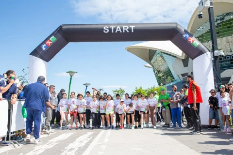 Bakıda keçirilən “KidsRunFestdə” 200-ə yaxın uşaq yarışdı - FOTO
