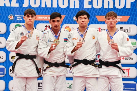Azərbaycan cüdoçuları Qratsda beş medal qazandılar - YENİLƏNİB + FOTO