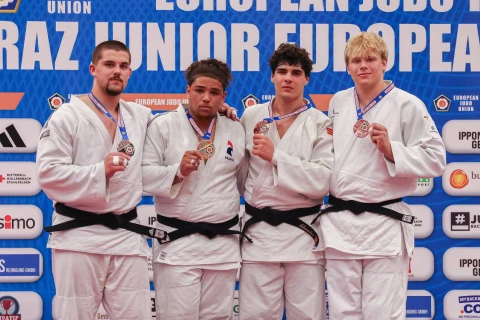 Azərbaycan cüdoçuları Qratsda beş medal qazandılar - YENİLƏNİB + FOTO