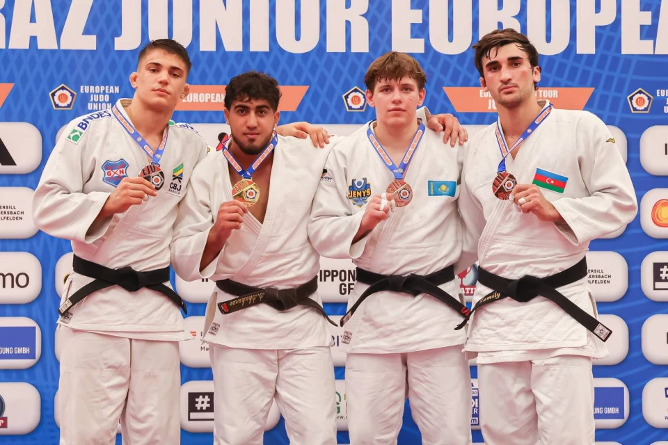 Azərbaycan cüdoçuları Qratsda beş medal qazandılar - YENİLƏNİB + FOTO