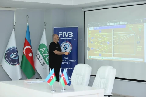 Bakıda voleybol məşqçiləri üçün beynəlxalq kurs keçirilir - FOTO