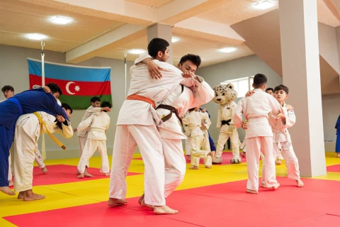 Mərdəkan və Qala qəsəbələrində yeni cüdo zalları istifadəyə verilib