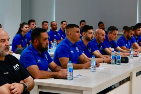 Şahin Bağırov FIVB seminarının iştirakçıları ilə görüşüb - FOTO