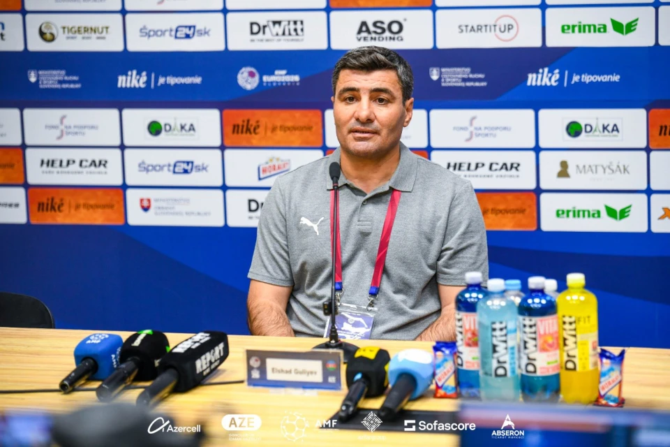 Elşad Quliyev: “Çexiya ilə oyun erkən final olacaq”