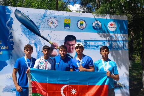 Gənc avarçəkənlərimiz Qazaxıstanda tam heyətlə medal qazanıblar - FOTO/VİDEO