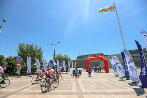 Ümumdünya Velosiped Gününə həsr olunmuş veloyürüş keçirilib - FOTO