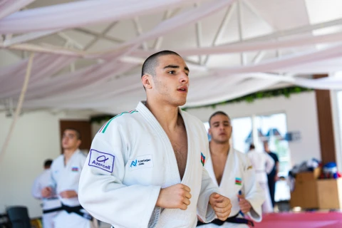 Yeniyetmə cüdo millisi Avropa çempionatına Şamaxıda hazırlaşır - FOTO