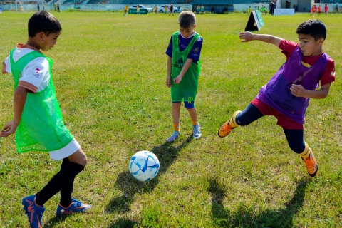 Qazaxda kütləvi futbol festivalı keçirilib - FOTO