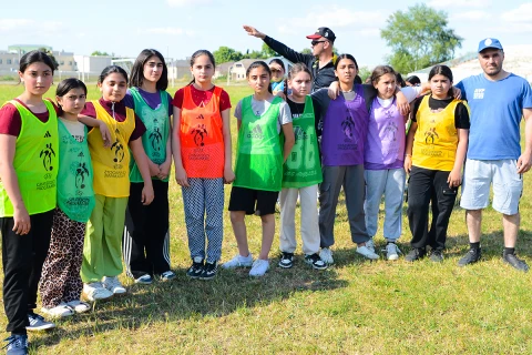 Qazaxda kütləvi futbol festivalı keçirilib - FOTO