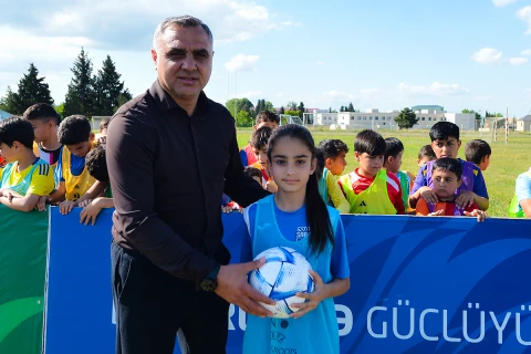 Qazaxda kütləvi futbol festivalı keçirilib - FOTO