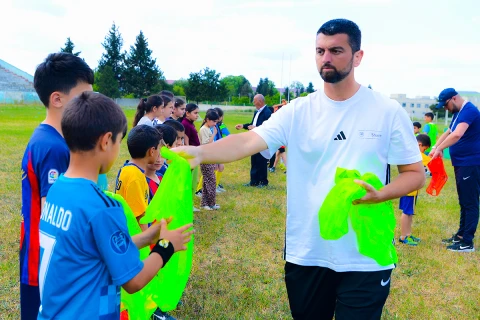 Qazaxda kütləvi futbol festivalı keçirilib - FOTO