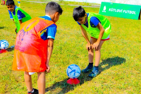 Qazaxda kütləvi futbol festivalı keçirilib - FOTO
