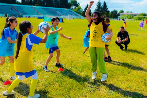 Qazaxda kütləvi futbol festivalı keçirilib - FOTO