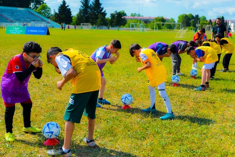 Qazaxda kütləvi futbol festivalı keçirilib - FOTO