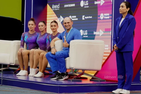 Akrobatika və aerobika gimnastikası üzrə beynəlxalq turnirdə ikinci gün başa çatıb