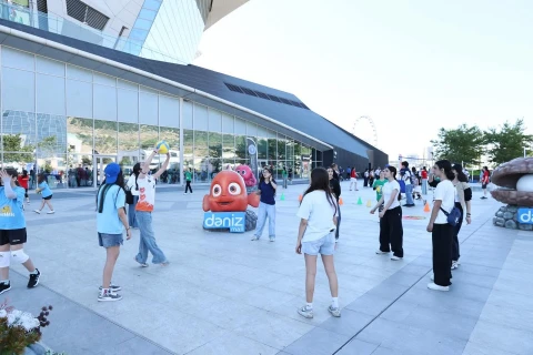 12 yaşadək uşaqlar arasında “Mini Volley” festivalı keçirilib