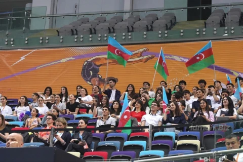 Akrobatika və aerobika gimnastikası üzrə beynəlxalq turnirdə ikinci gün başa çatıb