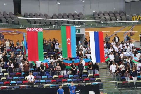 Азербайджанские гимнастки выиграли золото Кубка мира в Баку - ОБНОВЛЕНО