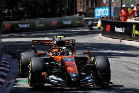 Lando Norris Monakoda mübarizəni dayandırdı