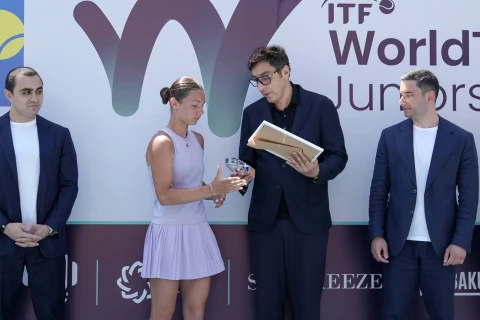 В Баку определились победители международного теннисного турнира ITF Juniors