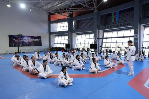 Abşeronda taekvondo üzrə məşqçilik seminarı keçirilib - FOTO