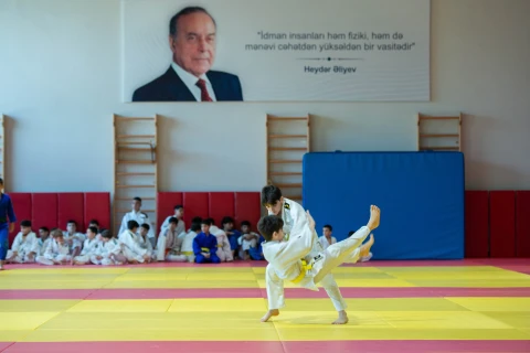 Sumqayıt Cüdo Təlim Mərkəzində kəmər dərəcələri üzrə imtahan keçirilib - FOTO