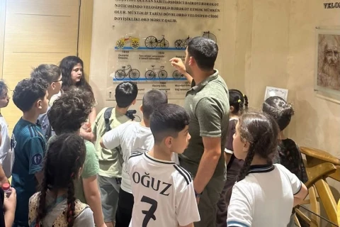 Şagirdlər üçün Respublika Velotrekində infotur təşkil edilib