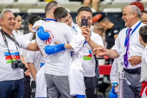 Karateçilərimiz Avropa çempionatını səkkiz medalla başa vurub - FOTO