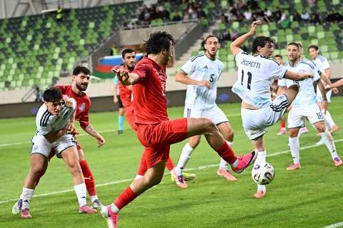 Azərbaycan yığması yoxlama oyununda San Marinonu məğlub edib