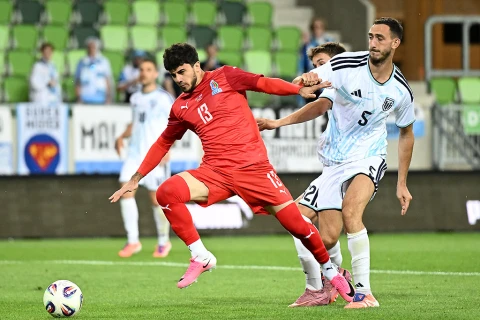 Azərbaycan yığması yoxlama oyununda San Marinonu məğlub edib