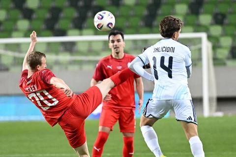 Сборная Азербайджана вырвала победу у Сан-Марино