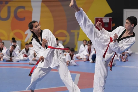 50 taekvondoçu dan dərəcəsi uğrunda imtahan verib - FOTO