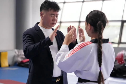 50 taekvondoçu dan dərəcəsi uğrunda imtahan verib - FOTO