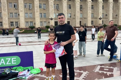 Gəncədə “Meydandan Arenaya” layihəsi çərçivəsində badminton yarışı keçirilib - FOTO