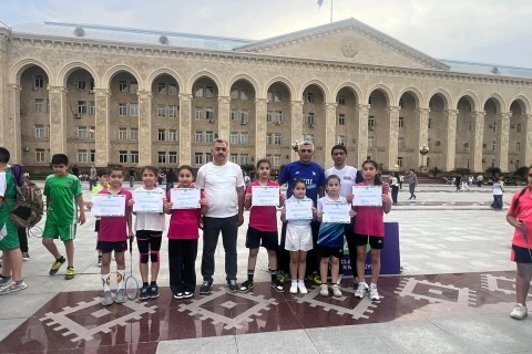 Gəncədə “Meydandan Arenaya” layihəsi çərçivəsində badminton yarışı keçirilib - FOTO