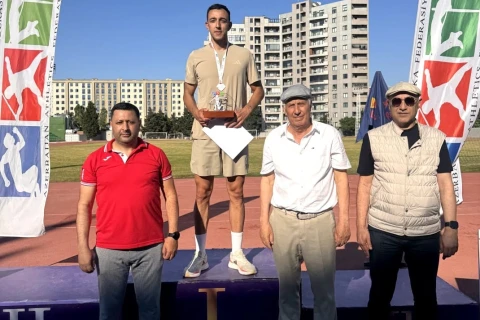 Чемпион Европы Назим Бабаев завершил карьеру: в Баку подвели итоги чемпионата Азербайджана по легкой атлетике - ФОТО