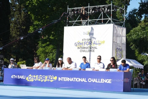 “Gimnastika hamı üçün” Bakı beynəlxalq festivalı start götürüb