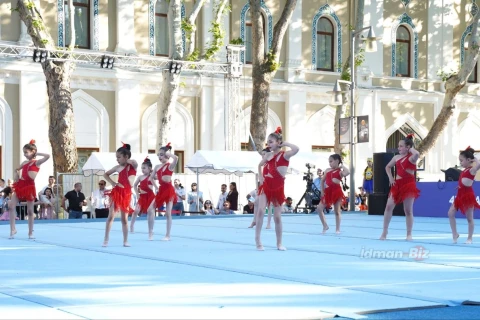 “Gimnastika hamı üçün” Bakı beynəlxalq festivalı start götürüb